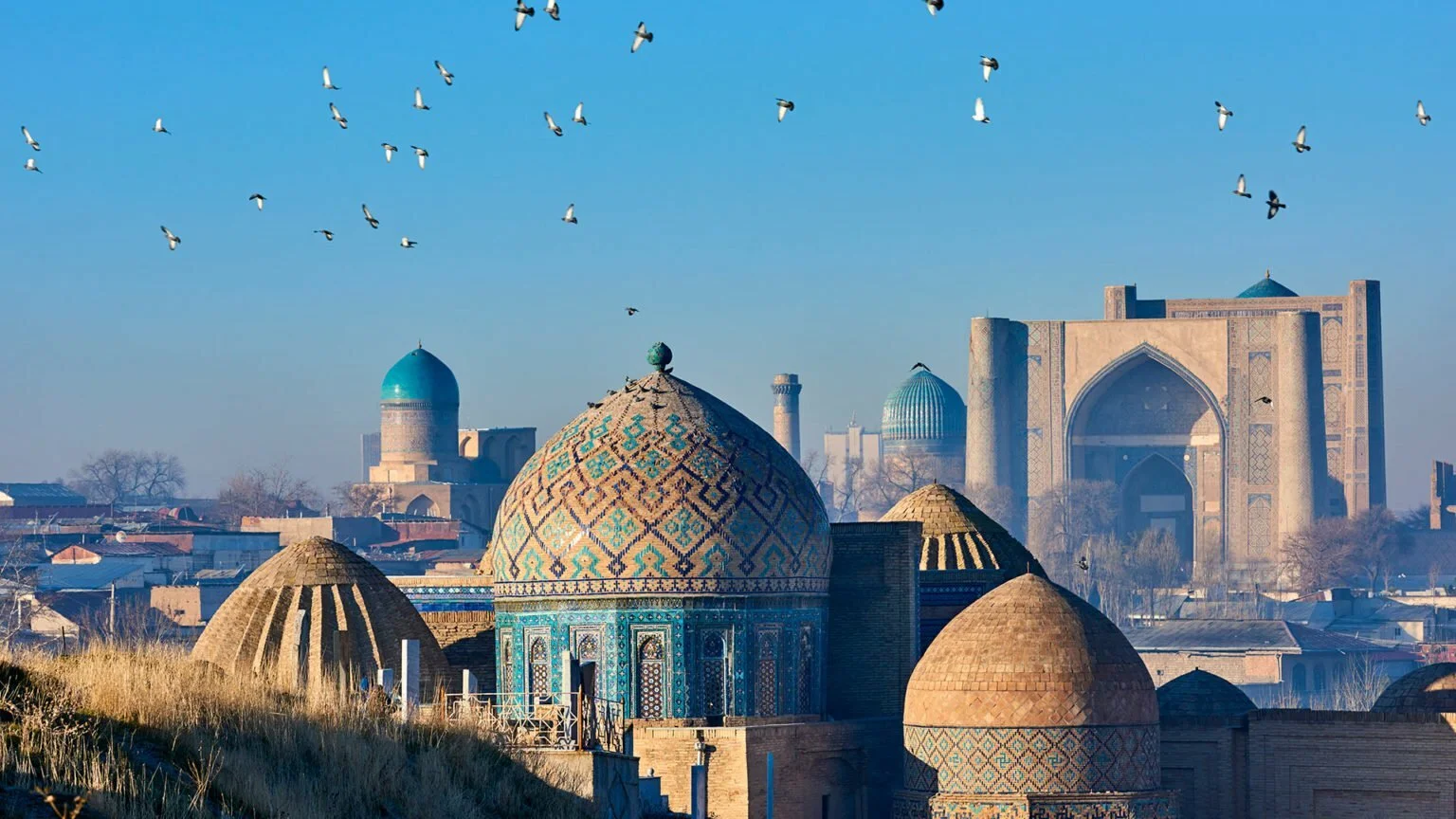 Nomad Train in Central Asia